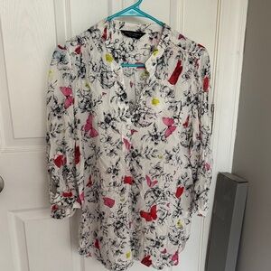 Elegant Floral Women's Blouse